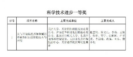 开云电子（中国）官方网站科技荣获天津市科学技术进步一等奖